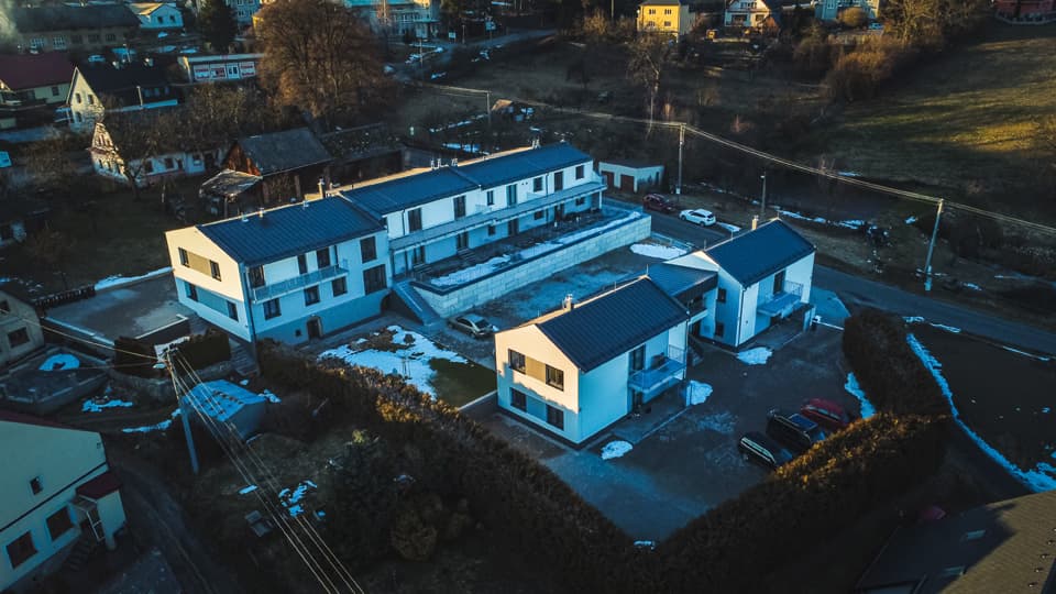 Rekonstrukce a novostavba bytových jednotek Rezidence Drozdov