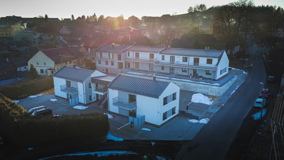 Rekonstrukce a novostavba bytových jednotek Rezidence Drozdov