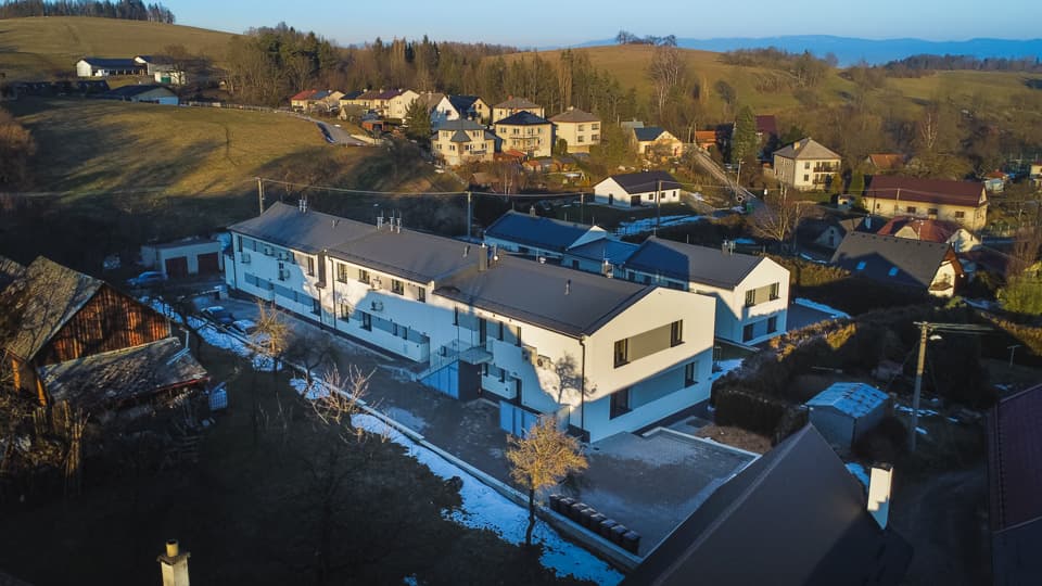 Rekonstrukce a novostavba bytových jednotek Rezidence Drozdov